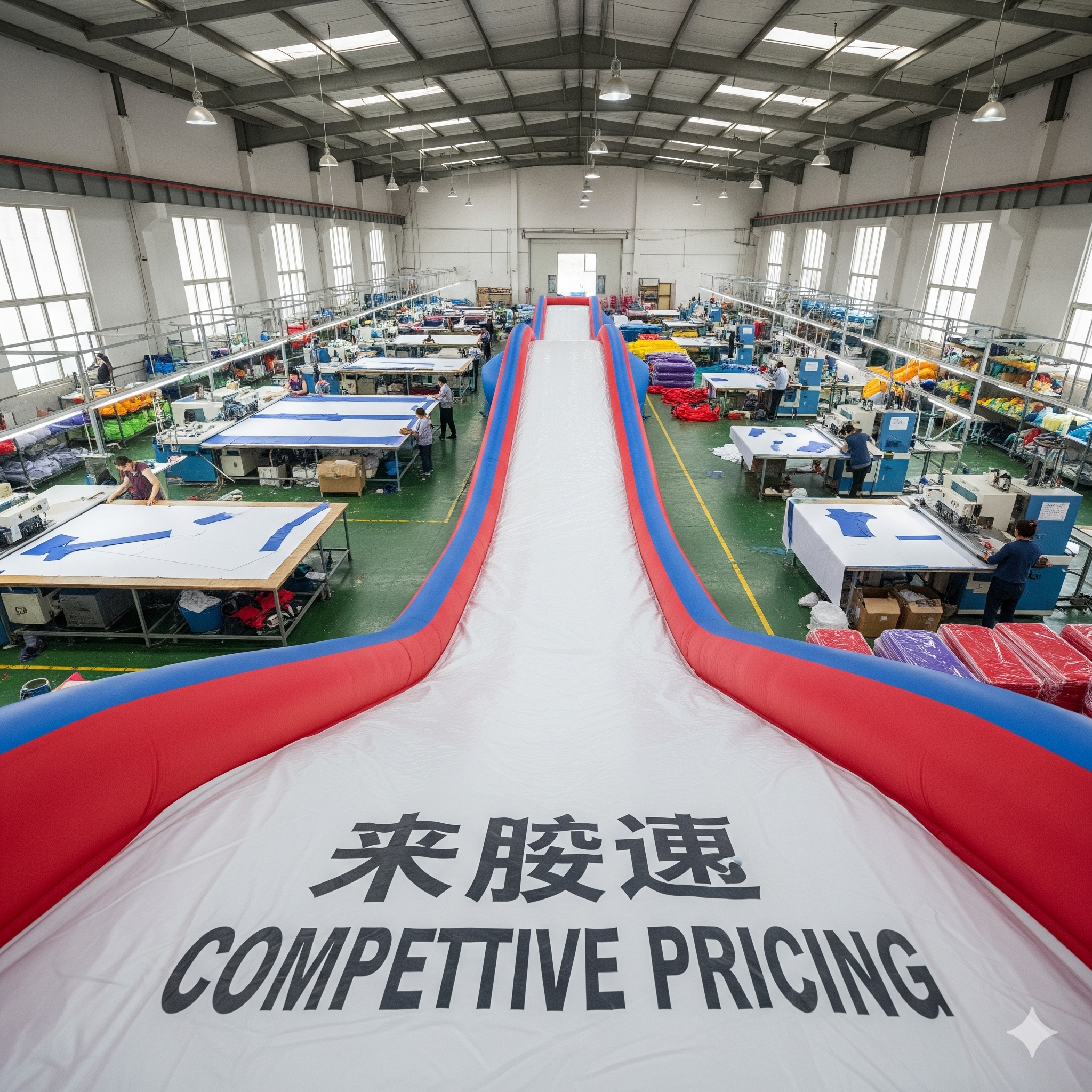 The price of inflatable water slide