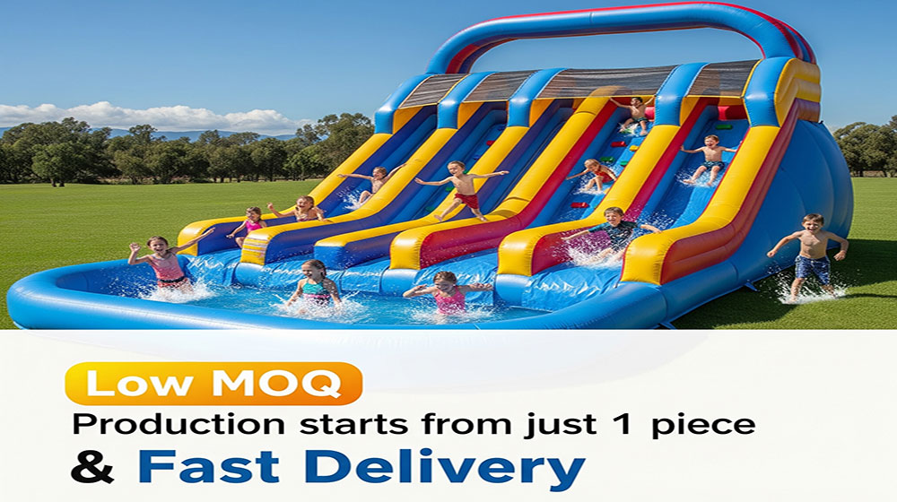 Inflatable water slide fast delivery