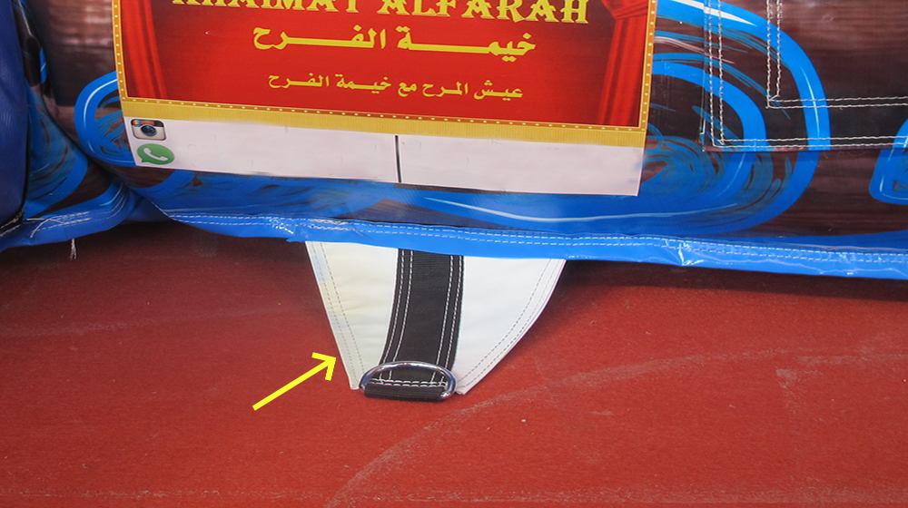 Extra-large anchor point D-ring