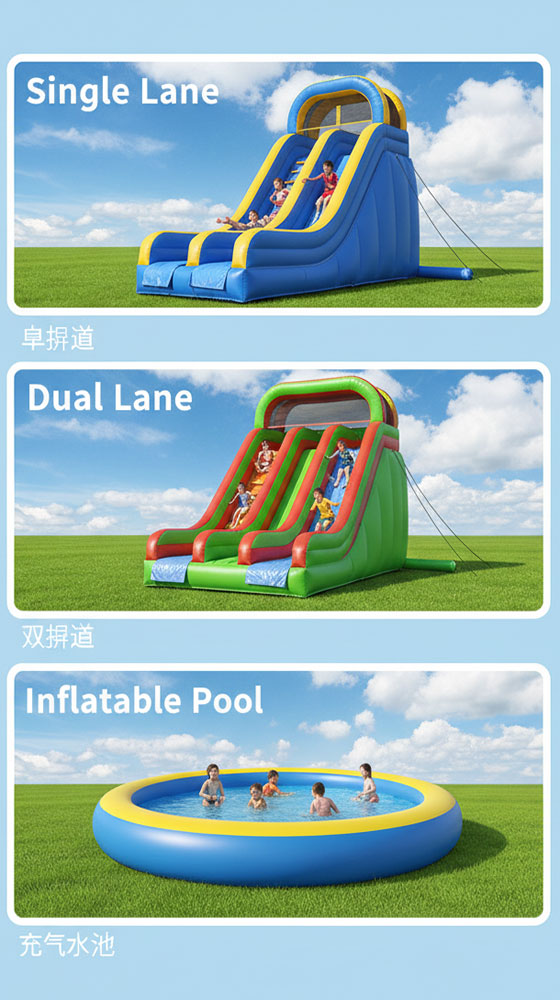 inflatable water slide