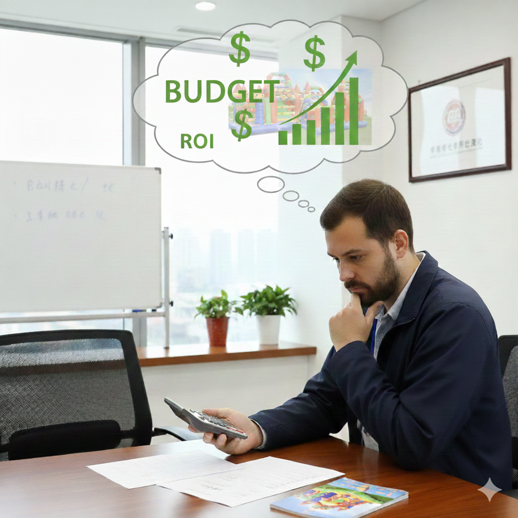 ROI of inflatable obstacle course