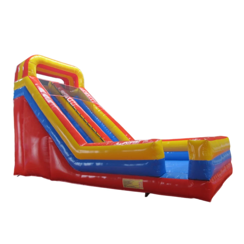 20 ft wild wave single lane inflatable water slide for sale (3)