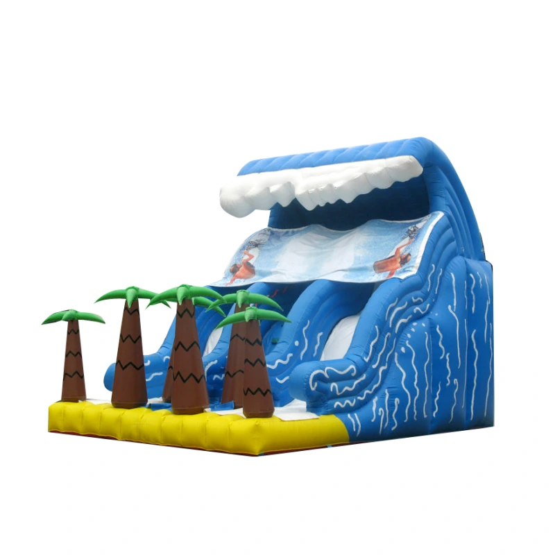 21 foot sandy wave double wave inflatable water slides for purchase