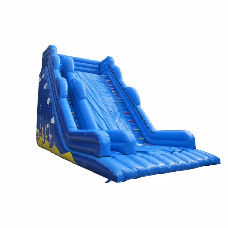 26 foot drop wave slide went and dry inflatable water slide for sale commercial (4)