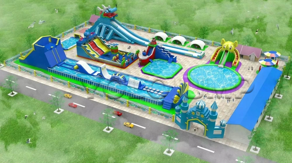 customizable inflatable water park for sale