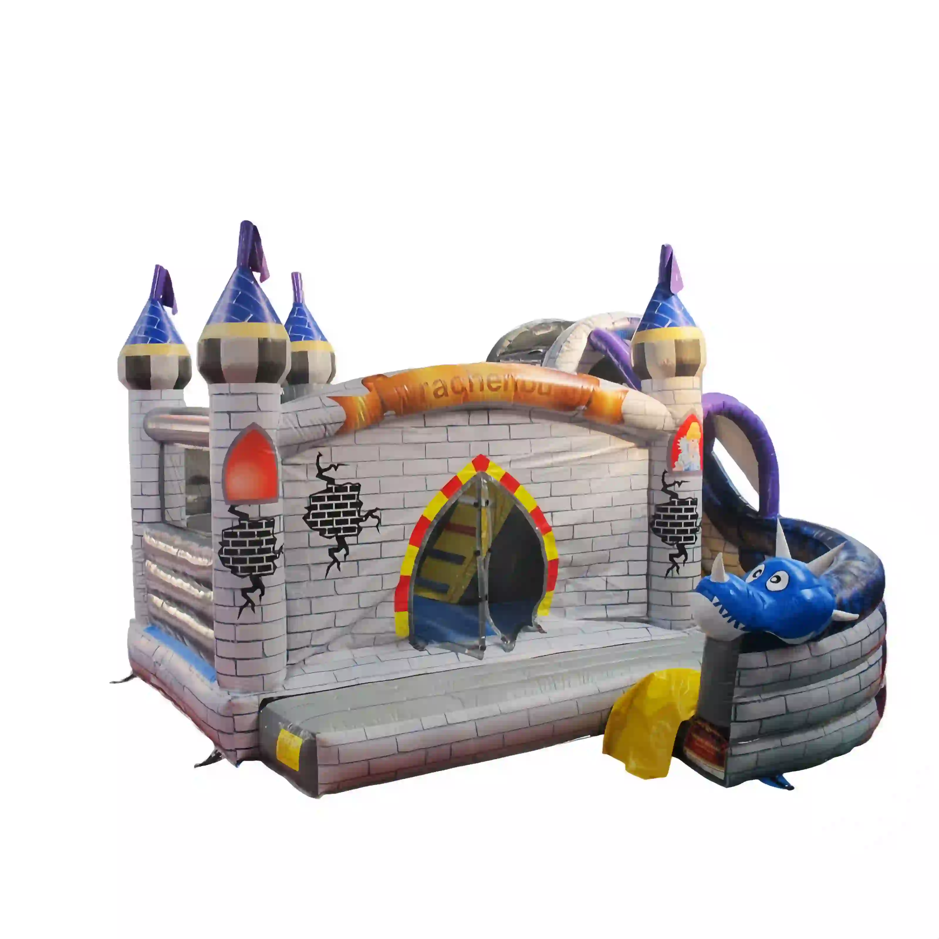 racherburg dragon commercial bounce house with slide (2)