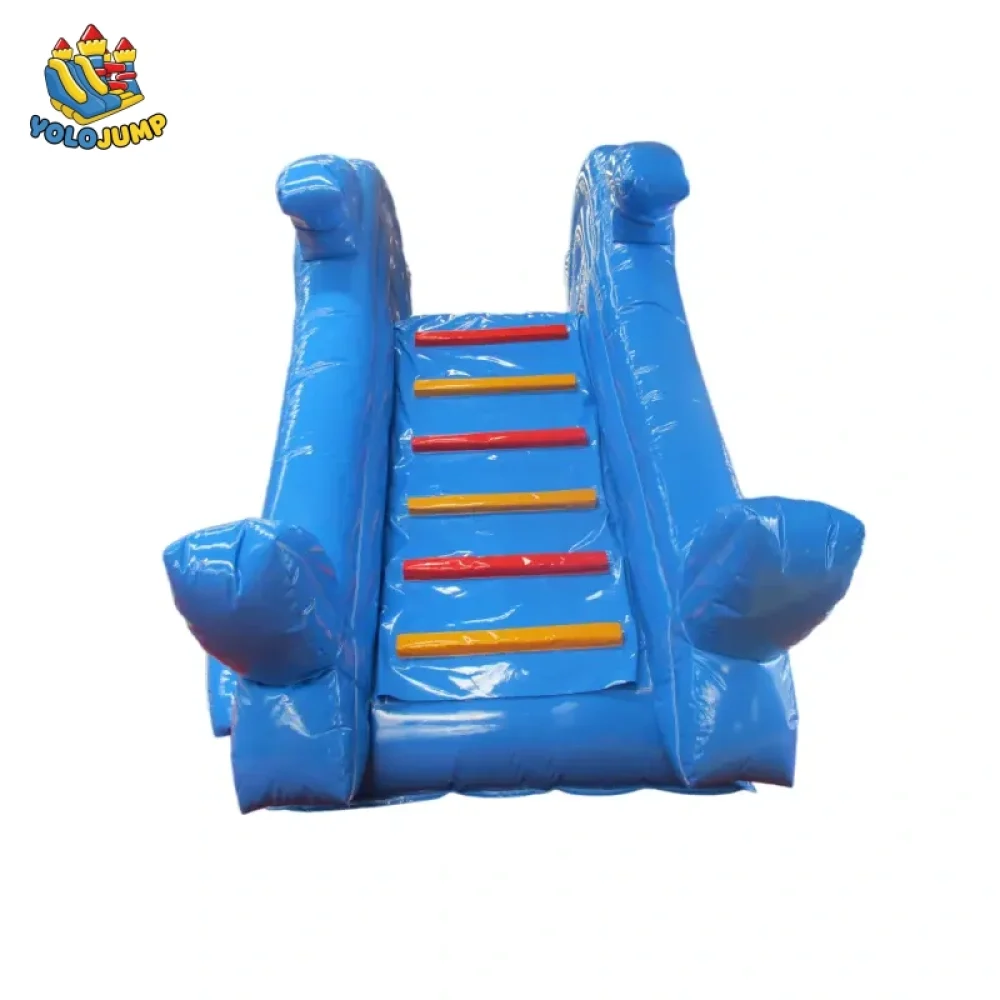 13 ft Dolphin theme rear loading inflatable water slide (3)