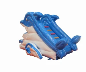 13 ft Dolphin theme rear loading inflatable water slide