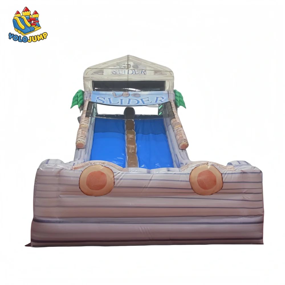 20 ft Marble Magic Rear Loading Water Slides Inflatable Water Slide