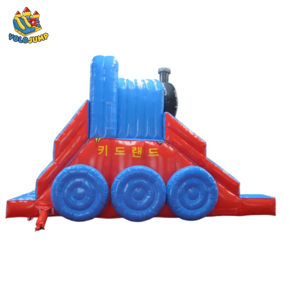 20 ft thomas the tank engine rear loading bouncy water slide (4)
