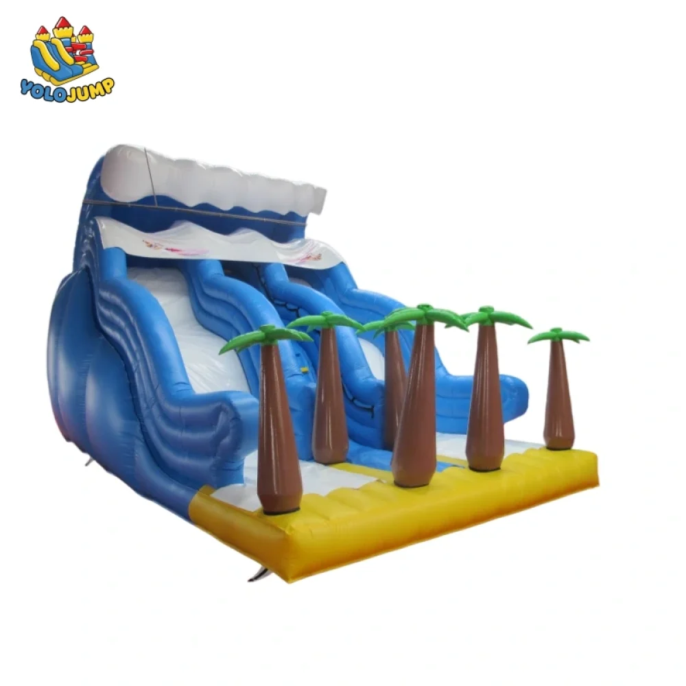 21 foot sandy wave double wave inflatable water slides for purchase (2)