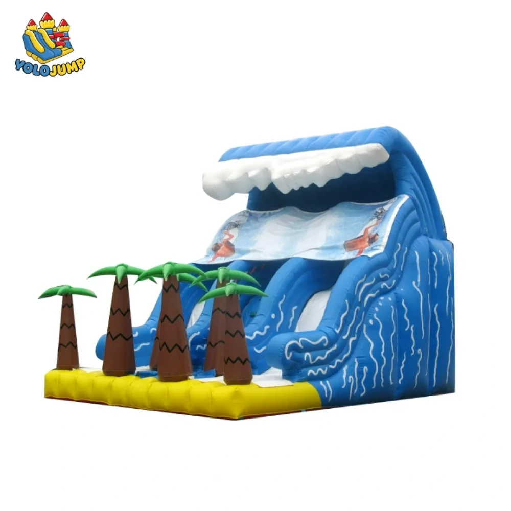 21 foot sandy wave double wave inflatable water slides for purchase (3)