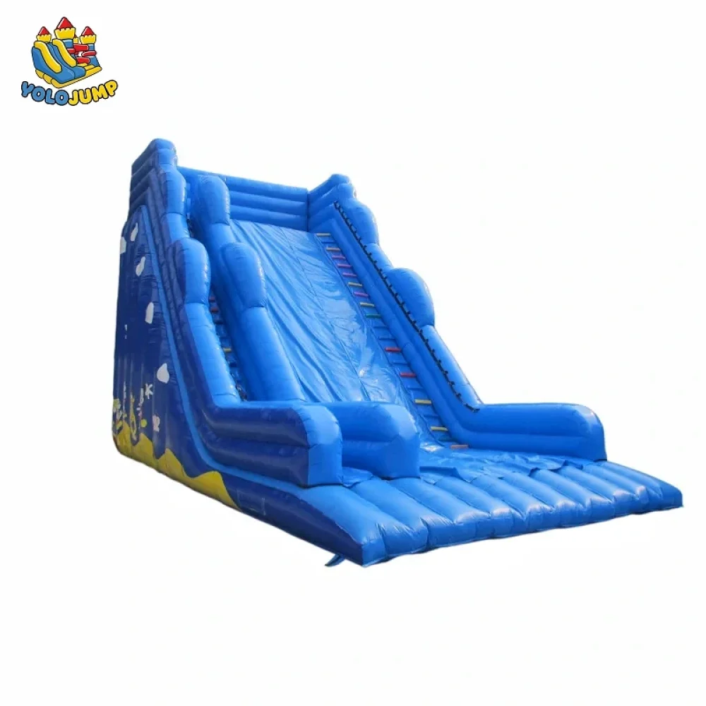 26 foot drop wave slide went and dry inflatable water slide for sale commercial