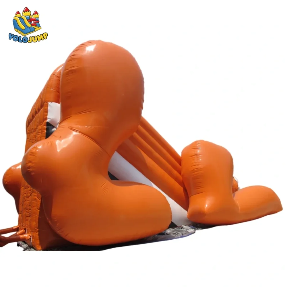 26 ft Tiger theme Droup Down Inflatable Water Slide For Sale (4)