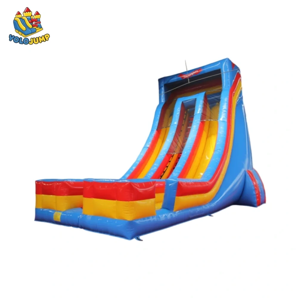 28 ft Double Bay Water Slide Inflatable Water Slide For Sale (2)