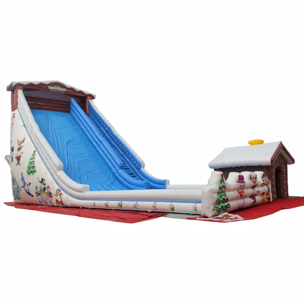 45 foot snow world drop down single lane slip slide inflatable water slides for adults