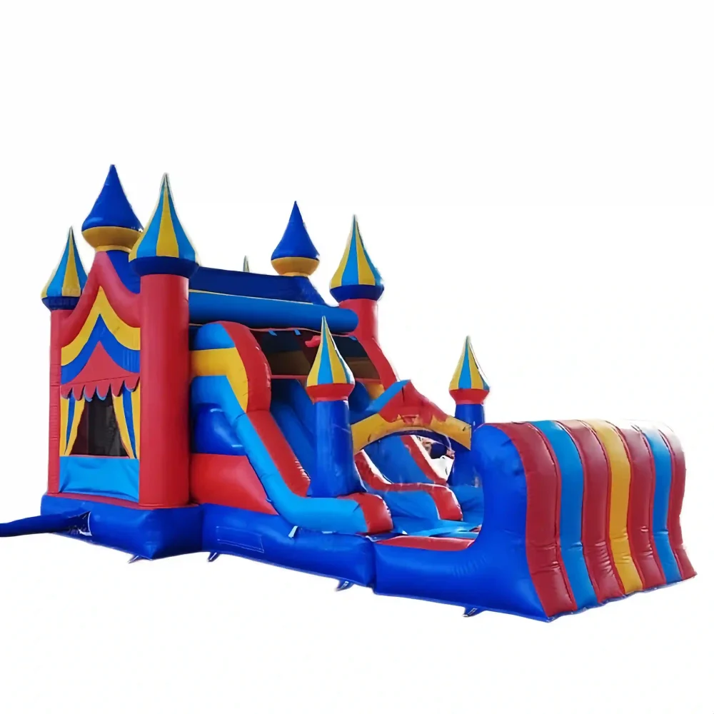 5 in 1 carnival inflatable bounce house with slide combos (3)