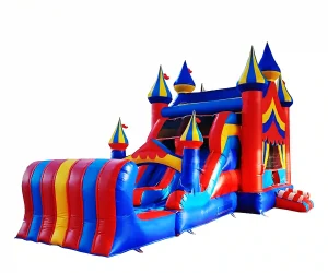 5 in 1 carnival inflatable bounce house with slide combos
