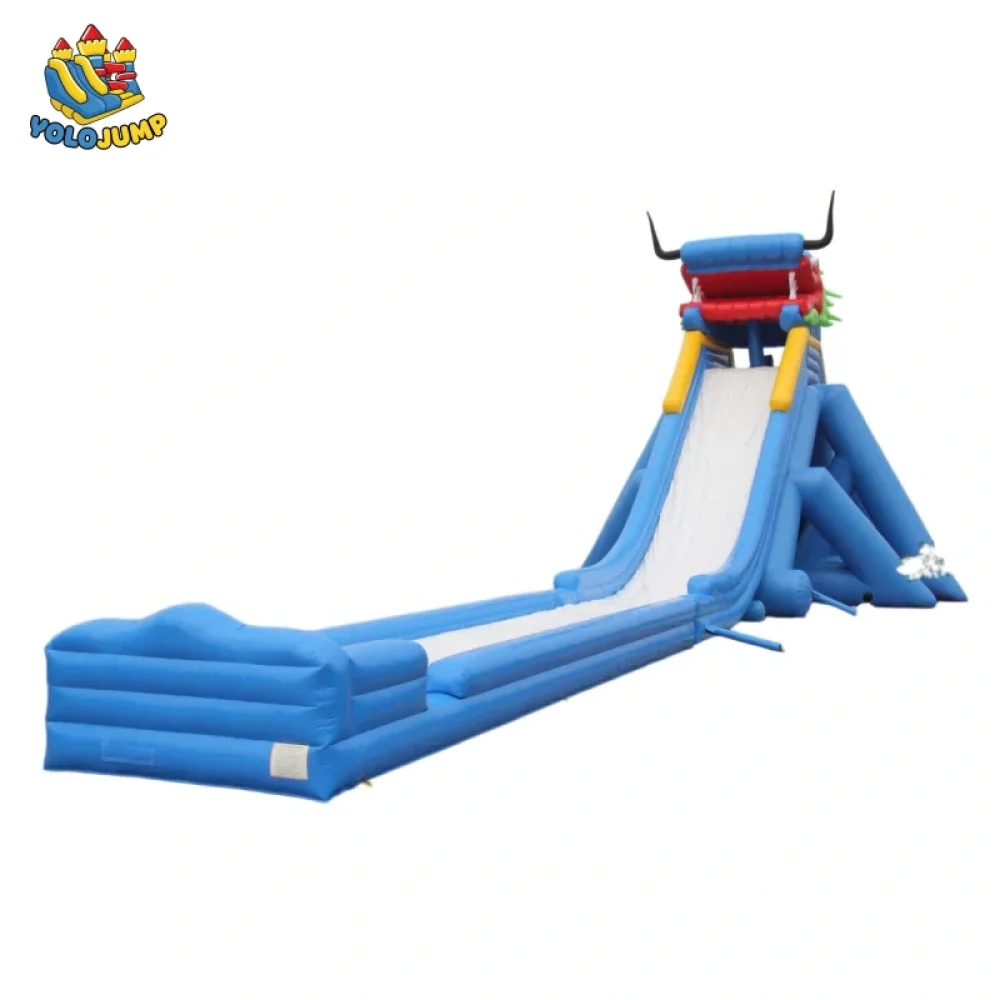 50 foot dragon single lane and slip huge commercial inflatable water slides