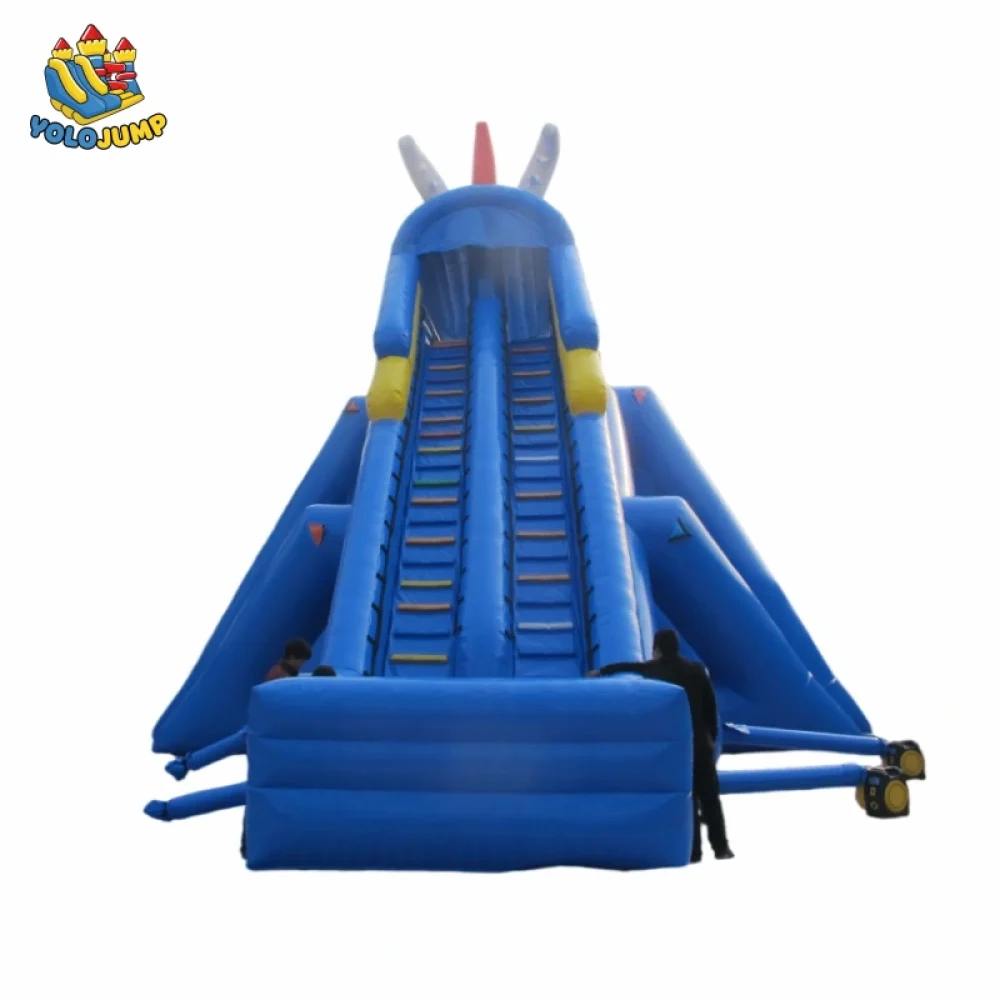 50 foot monster design single lane and slip inflatable water slides for adults (2)