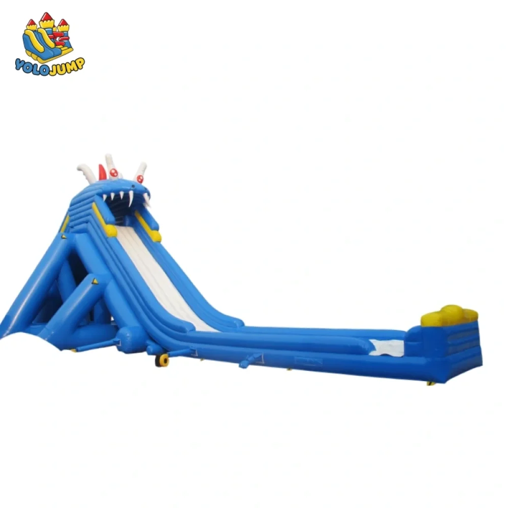 50 foot monster design single lane and slip inflatable water slides for adults (3)