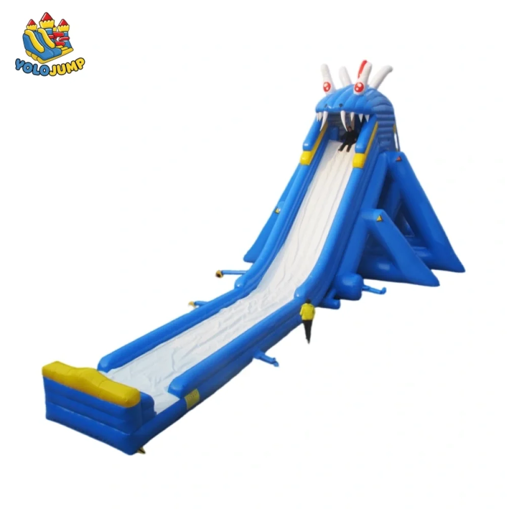 50 foot monster design single lane and slip inflatable water slides for adults