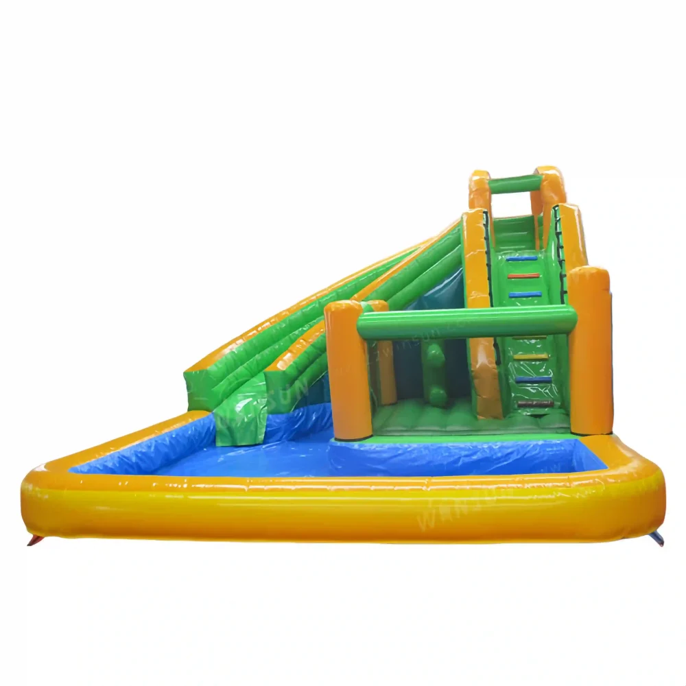 5x commercial inflatable bounce house combo with pool