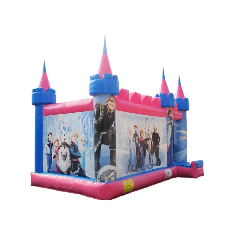 5x jump castle princess theme bounce house slide combo (3)