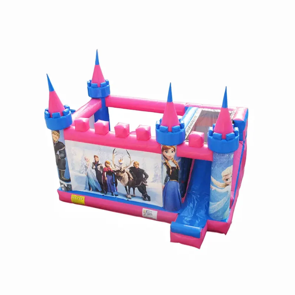 5x frozen theme jump castle bounce house slide combo (4)