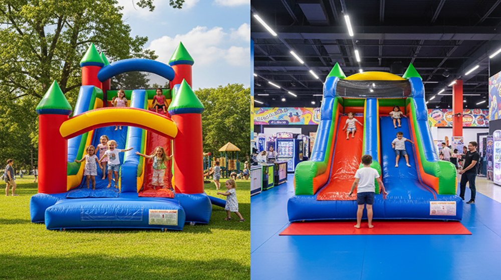 Wet / Dry Bounce Houses with Slides
