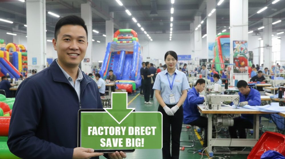 Inflatable obstacle course factory direct supply