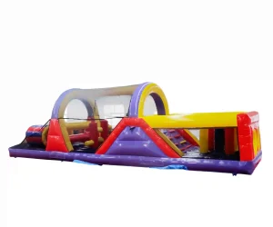 backyard primary colors commercial inflatable bounce house 05