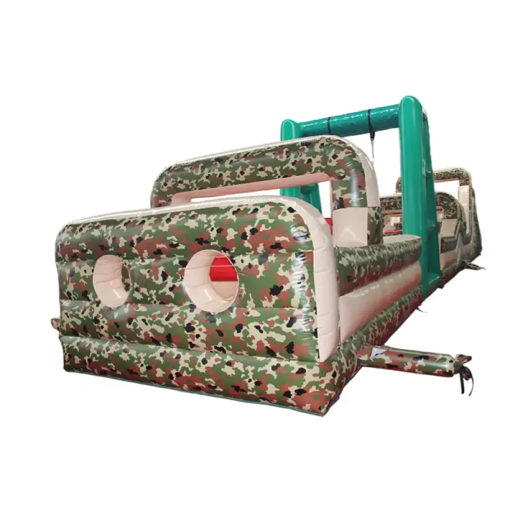 camouflage extreme rush commercial inflatable obstacle course (2)
