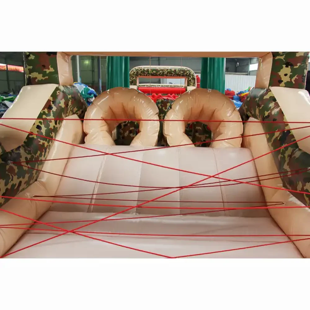 camouflage extreme rush commercial inflatable obstacle course (3)
