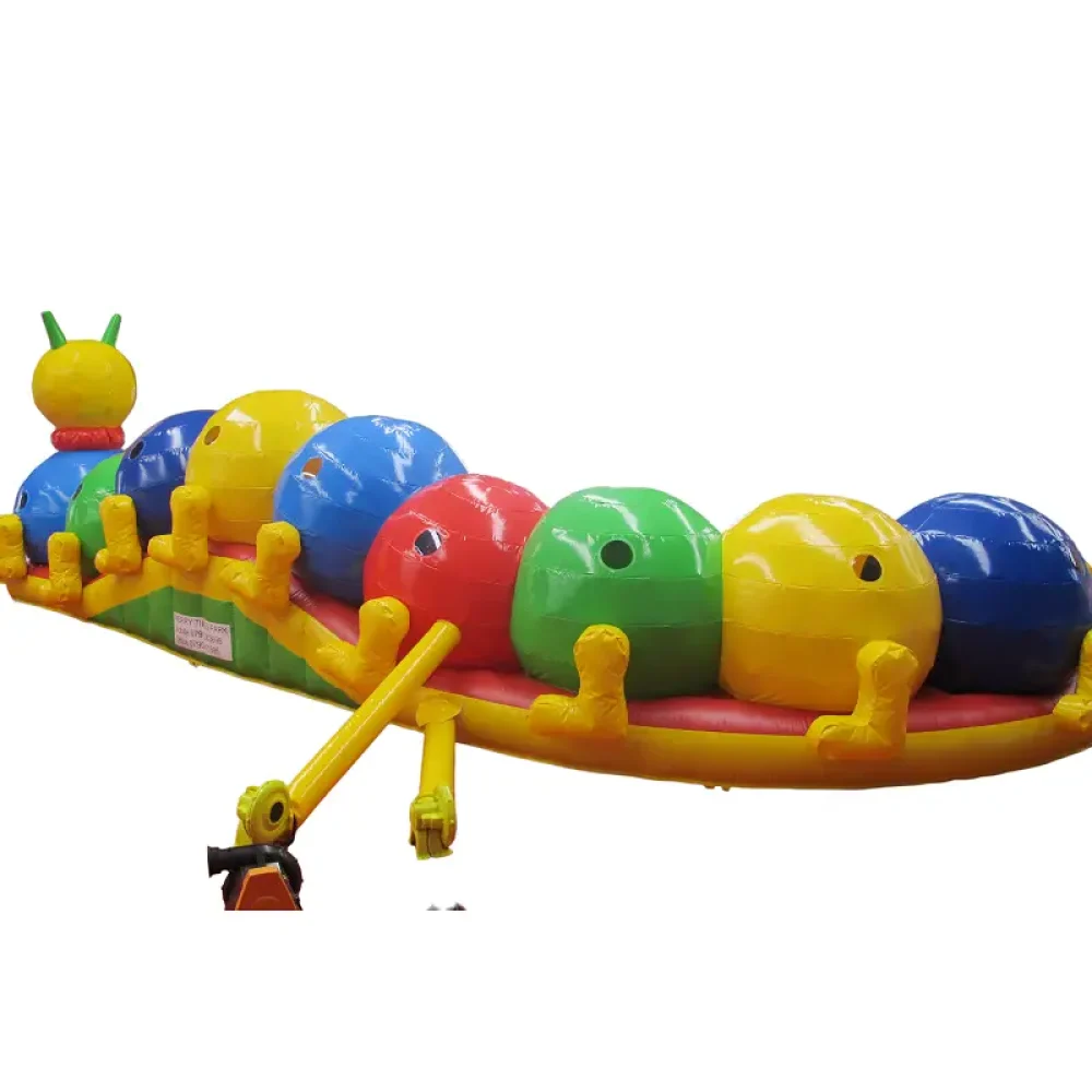 caterpillar tunnel commercial inflatable obstacle course (3)