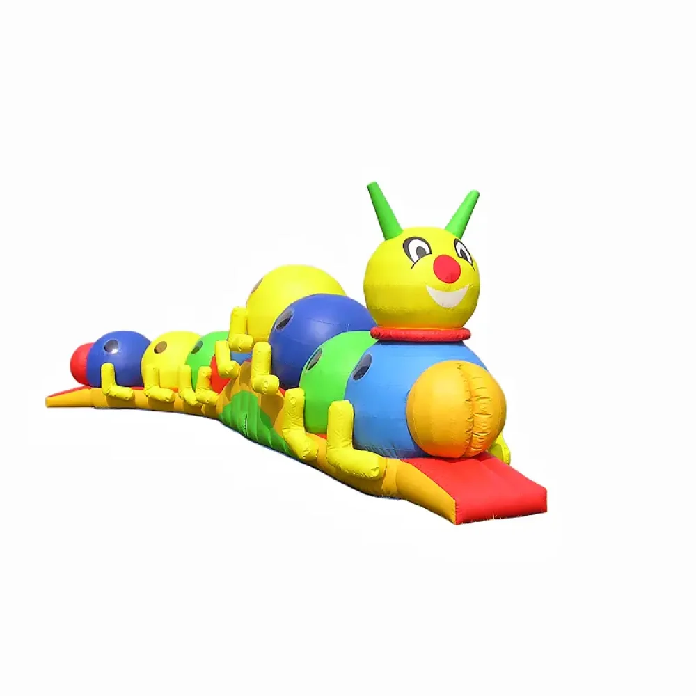 caterpillar tunnel commercial inflatable obstacle course (5)