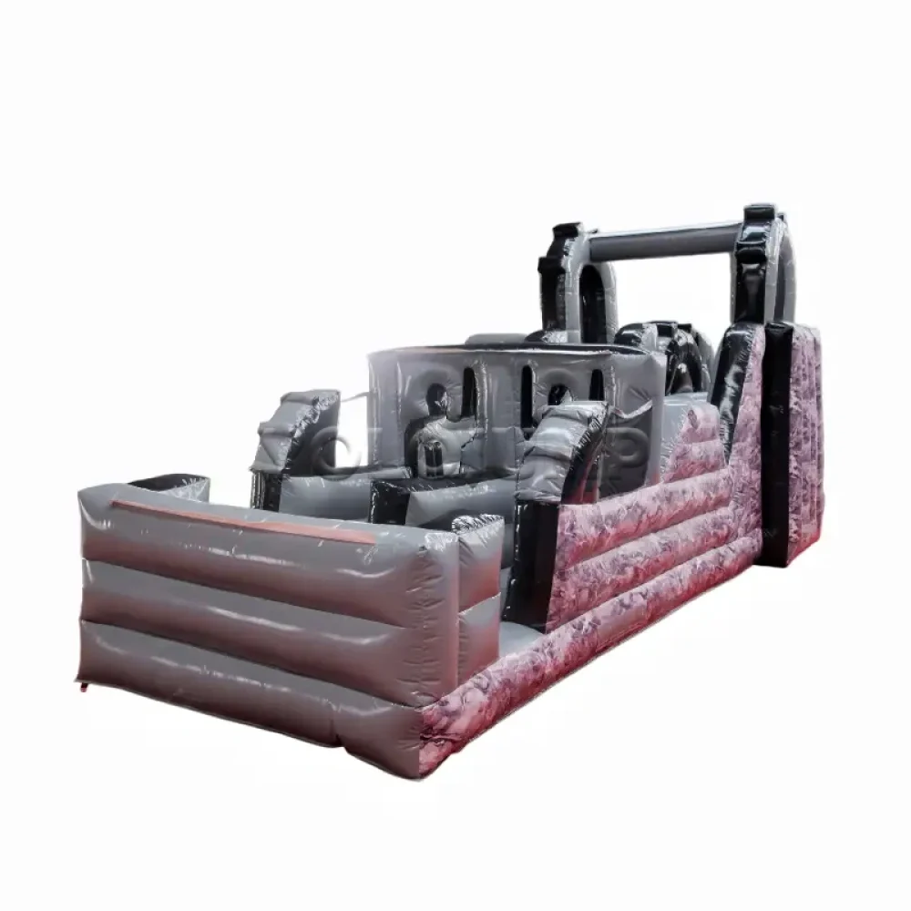 commercial camouflage inflatable obstacle course arena (2)