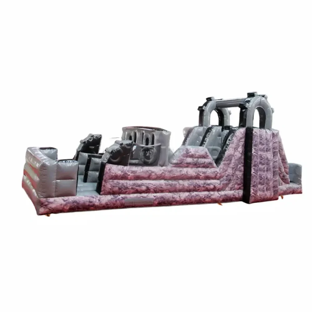 commercial camouflage inflatable obstacle course arena