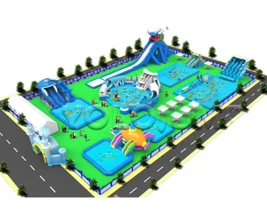 customizable cheap inflatable water park 02
