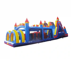 extreme rush commercial obstacle course bounce house