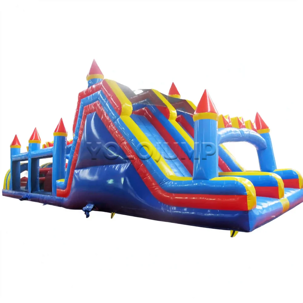 extreme rush commercial obstacle course bounce house (2)