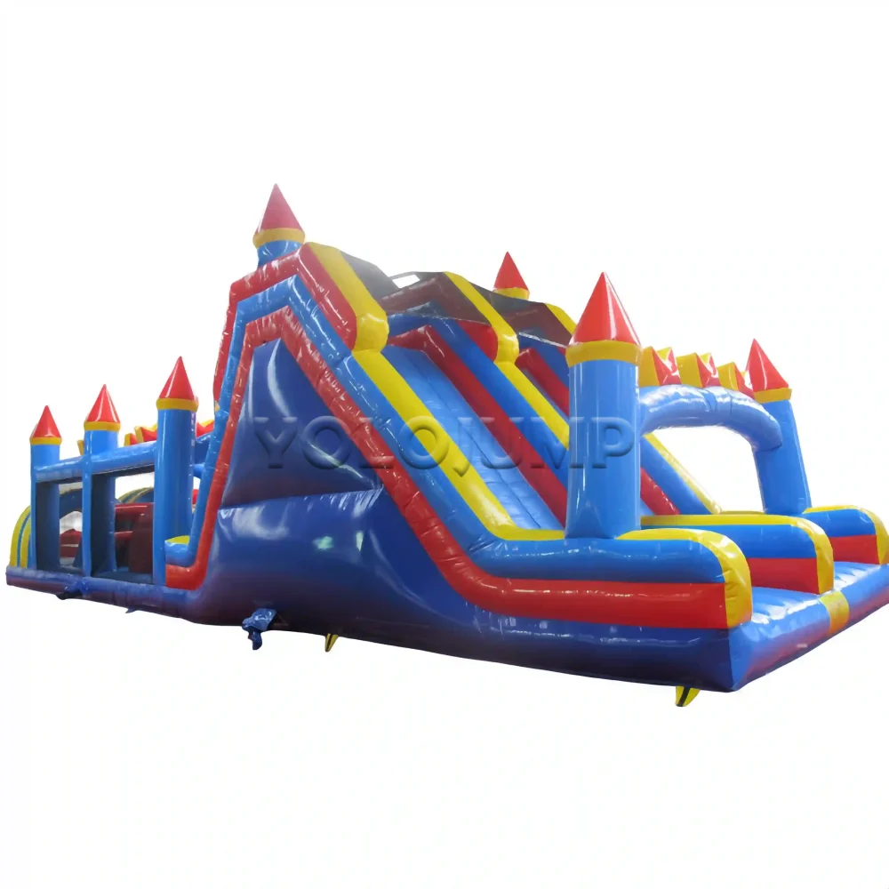 extreme rush commercial obstacle course bounce house (5)