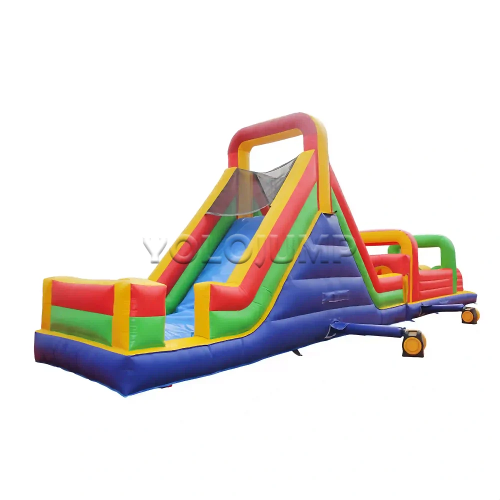 extreme rush commercial obstacle course bounce house