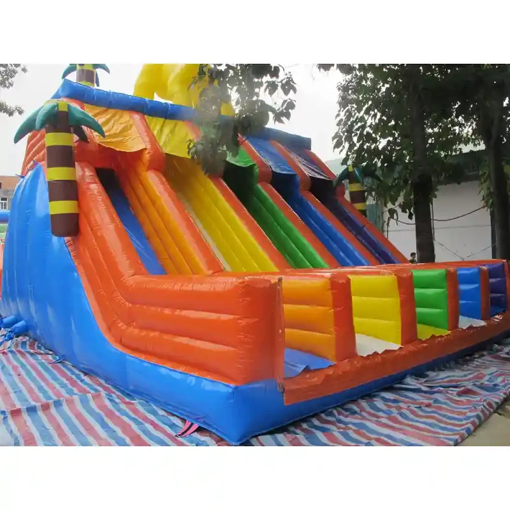 gorilla theme extreme rush inflatable obstacle course for sale (3)