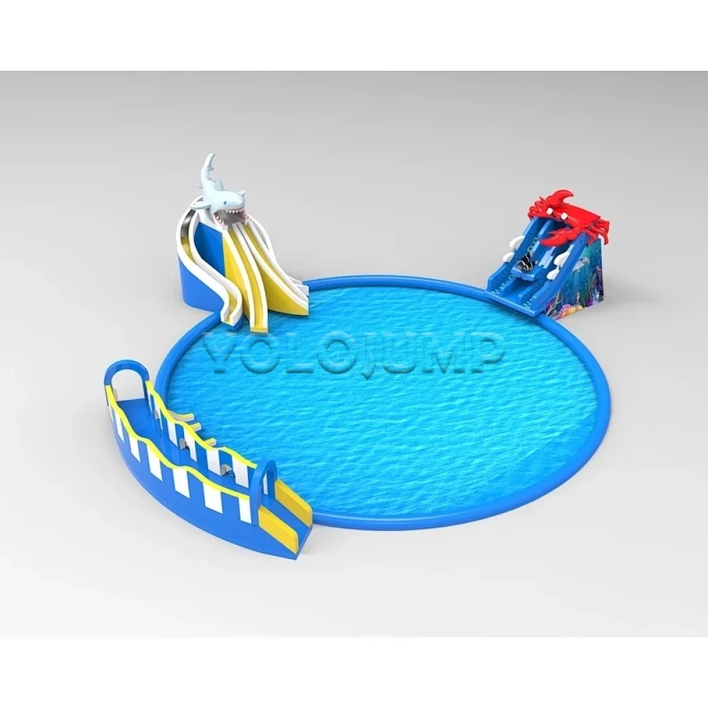 inflatable playground water park (4)