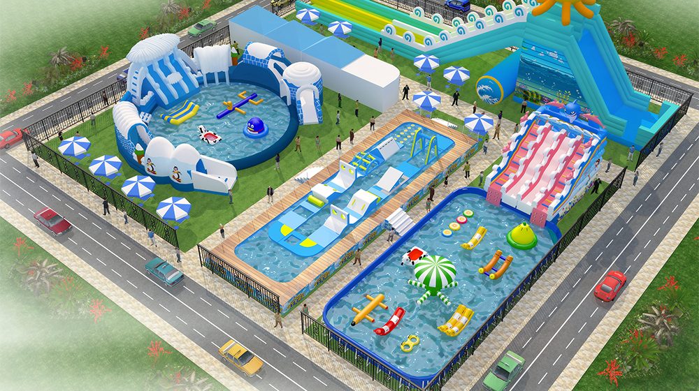 inflatable theme park