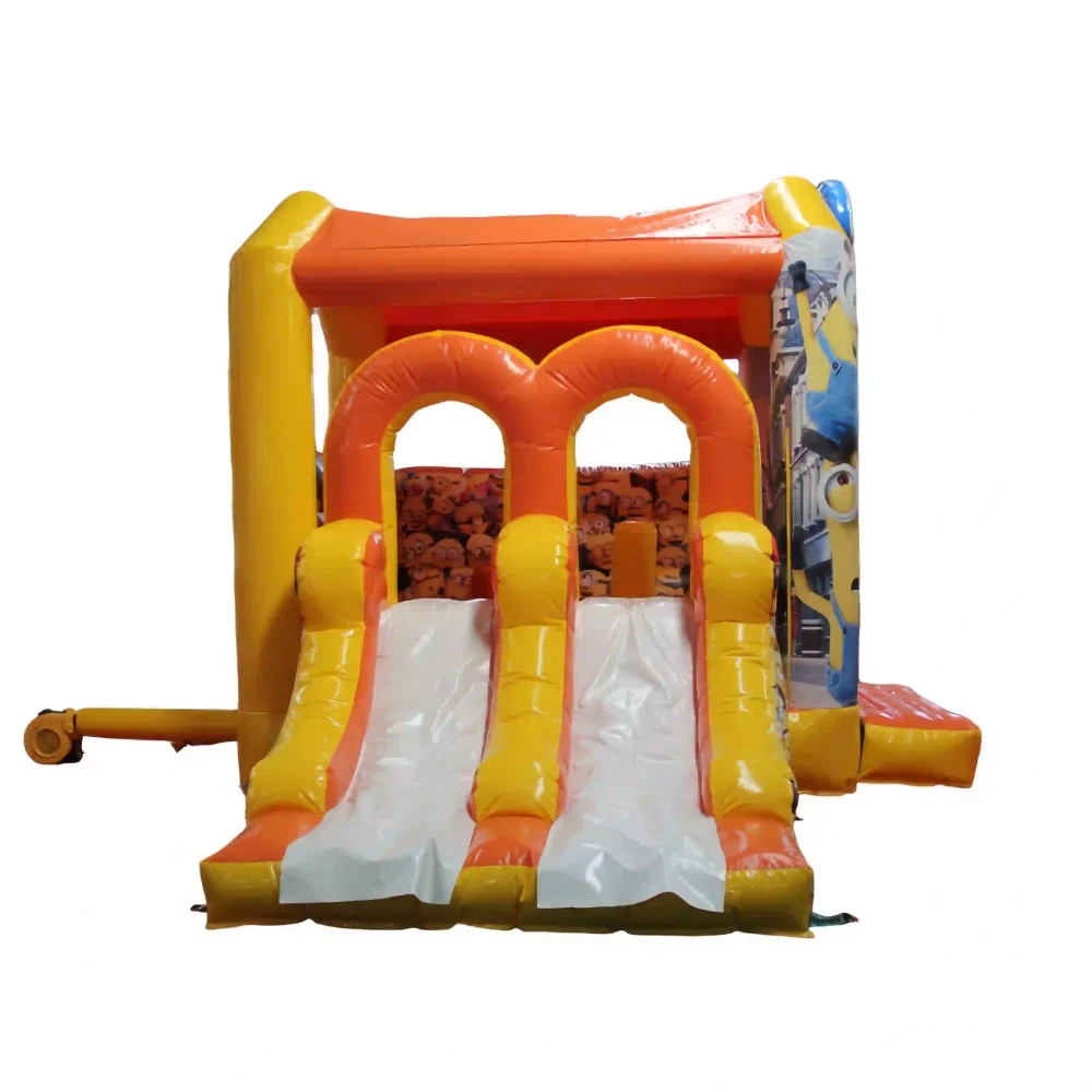 minions commercial bounce house with slide (2)