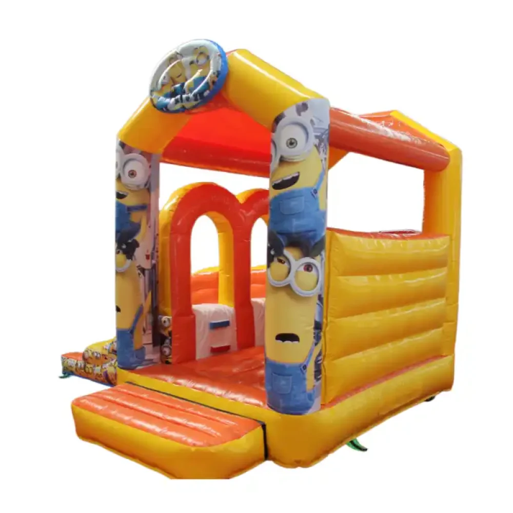 minions commercial bounce house with slide (4)