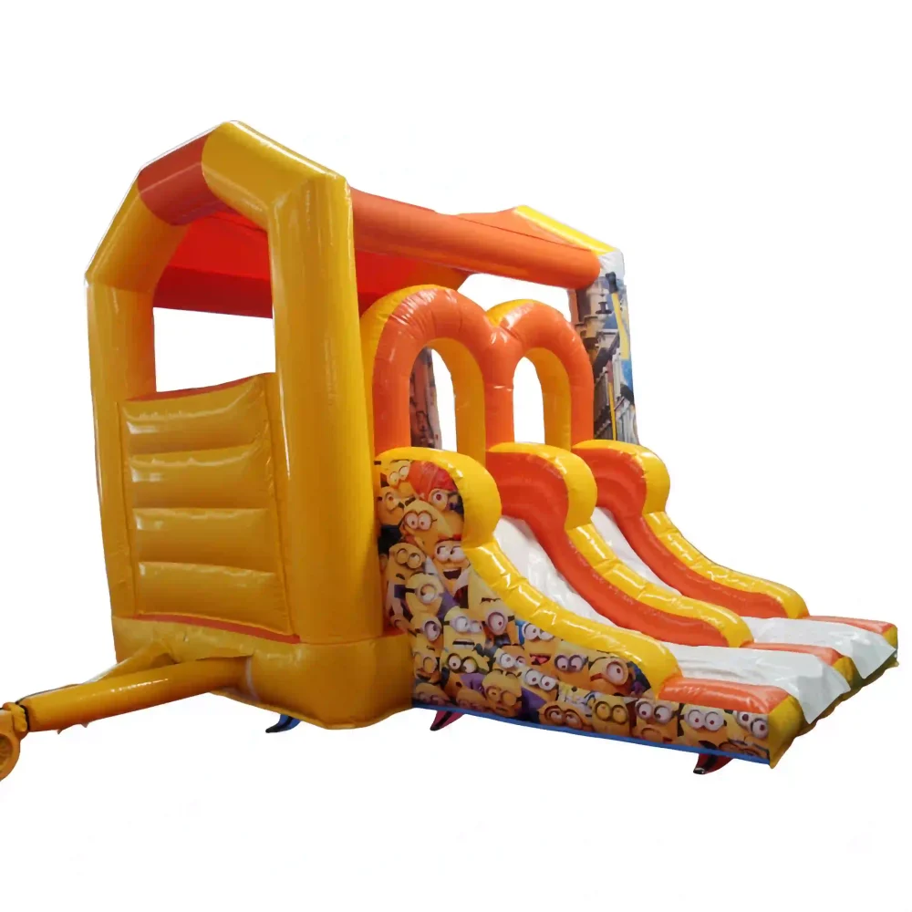 minions commercial bounce house with slide (5)