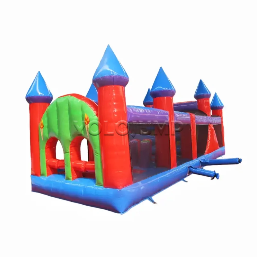 primary colors commercial inflatable bounce house (2)
